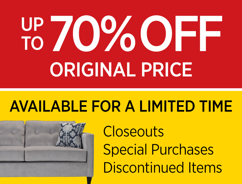 Rooms To Go Furniture Outlet - Warehouse Discounts & Clearance