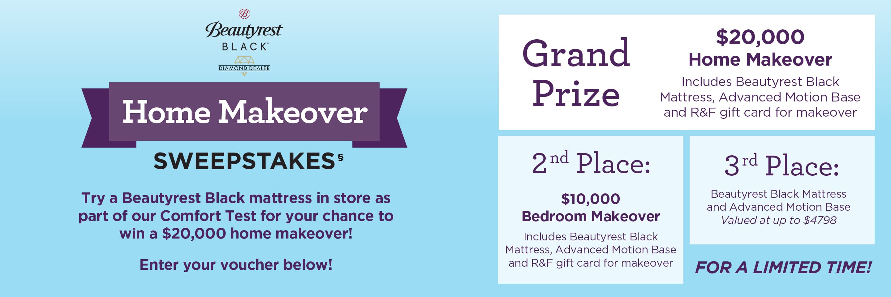Beautyrest Black Home Makeover Sweepstakes Entry Raymour & Flanigan